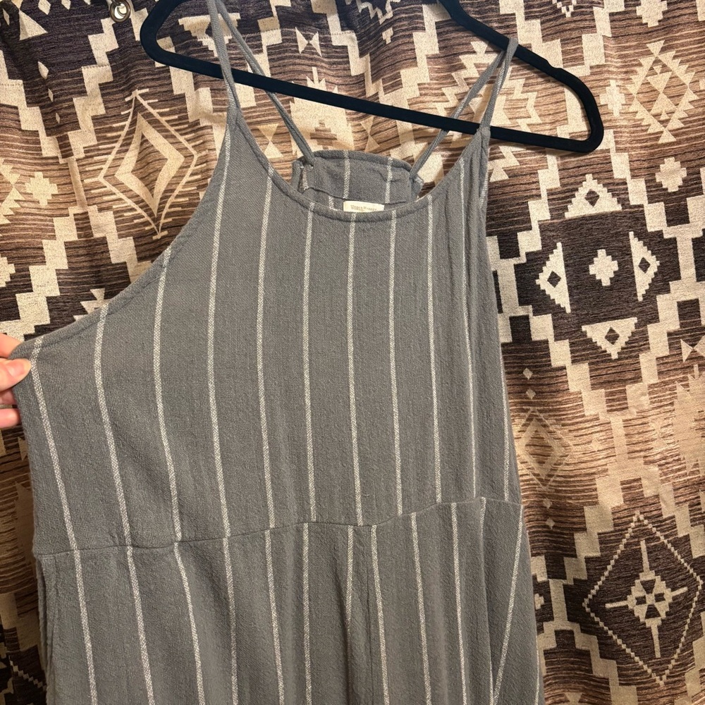 World Market Wide Leg Flowy Overalls Size L / XL - Picture 3 of 8